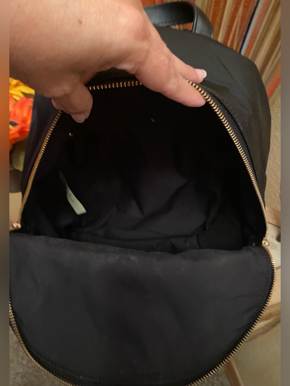 Kate Spade ♠️ - New - Watson Lane Hartley Nylon Black Backpack - Picture 5 of 9